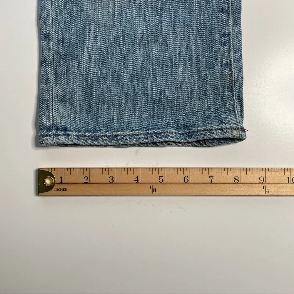 POLO‎ RALPH LAUREN Stretch Cropped Jean Womens 8 (32x22) Blue Stretch Straight